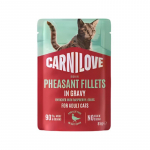 Carnilove Gravy rich in Pheasant enriched with Raspberry Leaves konservtoit kassidele, 85 g