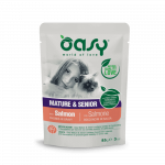 Oasy Mature & Senior Salmon gulja&scaron;&scaron; l&otilde;hega vanematele kassidele, 85 g