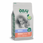 Oasy Adult Cat Salmon kuivtoit l&otilde;hega kassidele, 7,5 kg