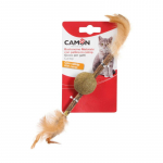 Camon lazdelė su katžolės kamuoliuku žaislas katėms, 30 cm