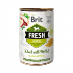 Brit Fresh Duck & Millet konservid koertele, 400 g