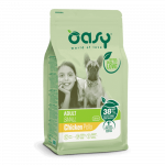 Oasy Adult Small Chicken kuivtoit kanaga v&auml;ikest t&otilde;ugu koertele, 3 kg
