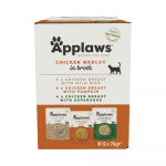 Applaws Cat Multipack konservikomplekt kanaga kassidele, 12 x 70 g