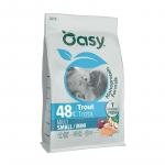 Oasy Monoprotein Adult Small/Mini kuivtoit forellega v&auml;ikest t&otilde;ugu koertele, 2 kg