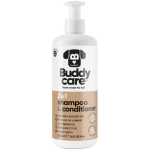 Buddycare 2in1 Coconut &scaron;ampoon ja palsam koertele, 500 ml