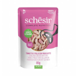 Schesir C&B gulia&scaron;as su tunu, vi&scaron;tiena ir kumpiu drebučiuose katėms, 85 g