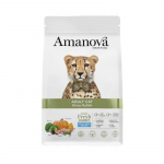 Amanova Adult sausas pa&scaron;aras su triu&scaron;iena ir moliūgais suaugusioms katėms, 1,5 kg