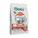 Oasy Monoprotein Medium/Large kuivtoit tallelihaga keskmist ja suurt t&otilde;ugu koertele, 10 kg