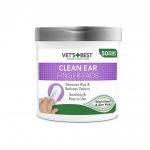 Vet's Best Clean Ear servetėlės ausims valyti, 50 vnt