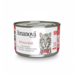 Amanova Jelly kassikonserv tuunikala ja krabi želees, 70 g