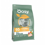 Oasy Superior Adult Sterilized kuivtoit kanaga steriliseeritud kassidele, 6 kg