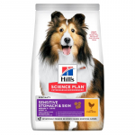 Hill's Science Plan Sensitive Stomach & Skin Medium Adult kuivs&ouml;&ouml;t koertele, 2,5 kg