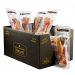 Naturaalsed maiuspalad 1/2 Serrano singi lihaga kondist vaakumis koertele, 1 tk