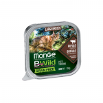Monge BWild All Large Breeds pastett p&uuml;hvliliha ja k&ouml;&ouml;giviljadega kassidele, 100 g