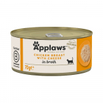 Applaws Cat Chicken with Cheese kanaliha ja juustuga konservid kassidele, 156 g