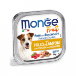 Monge Fruit konserveeritud toit koertele kana ja vaarikatega, 100 g