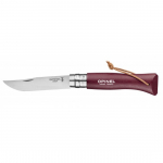 Nuga, Opinel Trekking Nr 8 Stainless Steel, Burgundia