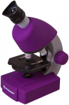 Mikroskoop Bresser Junior 40-640x, Violetne katsekomplekti, telefoniadapteriga