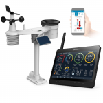 BRESSER MeteoChamp 9-&uuml;hes WiFi-ilmajaam digitaalse pildiraamiga