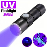 UV ultraviolett LED taskulamp 395 nM koos zoomiga