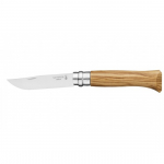 Knife Opinel Classic Nr 8 Stainless Steel Olive