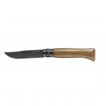 Knife Opinel Black Oak Nr 8 Stainless Steel