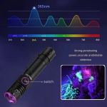 Suumiga 395nm/365nm UV LED-taskulamp