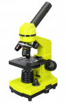 Mikroskoop eksperimentaalse komplektiga K50 2L Levenhuk Rainbow 40x - 400x Lime