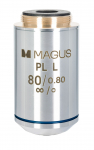 MAGUS 80PLL 80х/0.80 Plan L WD 1.25mm objektiiv