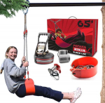 Fofana Ninja Slider Zipline Rihmaratta komplekt 20m