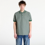 LACOSTE Short Sleeved Ribbed Collar Shirt Green/ Sinople - Suurus 5 (DH1417 D1R T-s&auml;rgid)