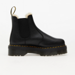 Dr. Martens 2976 Quad Fur Lined Platform Chelsea Boots Black Pisa - Suurus 6 (DM25635001 Vabaajajalatsid)