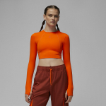 Jordan Wmns Sport Long-Sleeve Crop Top - Suurus L (DQ4396-819 T-s&auml;rgid)