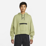 Nike Wmns Sportswear Tech Fleece Oversized Crop Pullover Hoodie - Suurus L (DR4973-334 Džemprid)