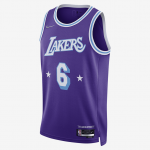 Nike NBA Los Angeles Lakers City Edition Dri-FIT Swingman Jersey LeBron James - Suurus L (DB4032-506 T-s&auml;rgid)