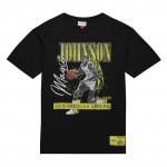 Mitchell & Ness NBA HW Neon Pop Player SS Tee Vintage Logo Los Angeles Lakers Magic Johnson - Suurus L (TNNC6608-LALYYEJHBLCK T-s&auml;rgid)