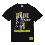 Mitchell & Ness NBA HW Neon Pop Player SS Tee Vintage Logo Miami Heat Dwyane Wade - Suurus L (TNNC6608-MHEYYDWABLCK T-s&auml;rgid)