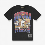 Mitchell & Ness NBA Player Photo Tee Philadelphia 76ers Allen Iverson Black - Suurus L (BMTRINTL1501-P76BLCK )