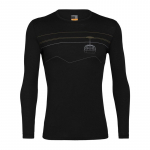 Icebreaker Merino 200 Oasis Long Sleeve Crewe - Suurus L (105208001BLK )