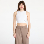 Puma Wardrobe Essentials Ribbed Crop Top PUMA White - Suurus L (62976502 T-s&auml;rgid)