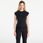 Nike Sportswear Chill Knit Women's Tight Short-Sleeve Ribbed Top Black/ Sail - Suurus L (IF0242-010 T-s&auml;rgid)