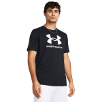 Under Armour Sportstyle Logo Update Ss Black 001 - Suurus L (1382911-001 T-s&auml;rgid)
