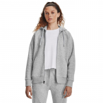 Under Armour Rival Fleece Fz Hoodie Mod Gray Light Heather - Suurus L (1379497-012 Džemprid)