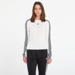 adidas Slim Solid Spike Knit Sweatshirt White - Suurus L (KS6461 T-s&auml;rgid)