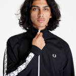 FRED PERRY Taped Track Jacket Black - Suurus L (J4620 198 Džemprid)