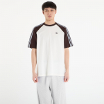 adidas Britcore Short Sleeve Ringer T-Shirt Off White/ Aurora Coffee - Suurus L (HZ3830 T-s&auml;rgid)