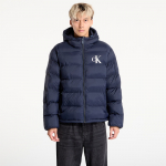 puchowa Calvin Klein Jeans Ls Nylon Monogram Puff Jacket Blue - Suurus L (LV04RD528G CEF Joped)