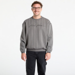 Karl Kani Autograph Pinstripe Sweat Os Crewneck Grey - Suurus L (PD00007594 Džemprid)
