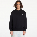 FRED PERRY Crewneck Sweatshirt Black - Suurus L (M7535 184 Džemprid)