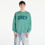 OBEY Collegiate Pigment Crew Pigment Rainforest - Suurus L (112480174-RFR Džemprid)